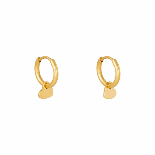 Oorbellen Hart - Goud