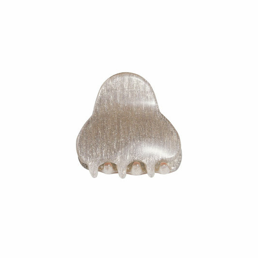 Haarclip Glitter Taupe