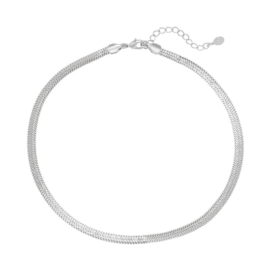 Ketting Snake - Zilver