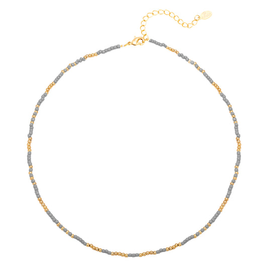 Ketting Beads - Grijs