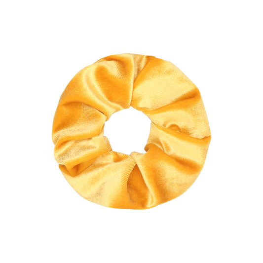 Haar Scrunchie - Velvet Geel