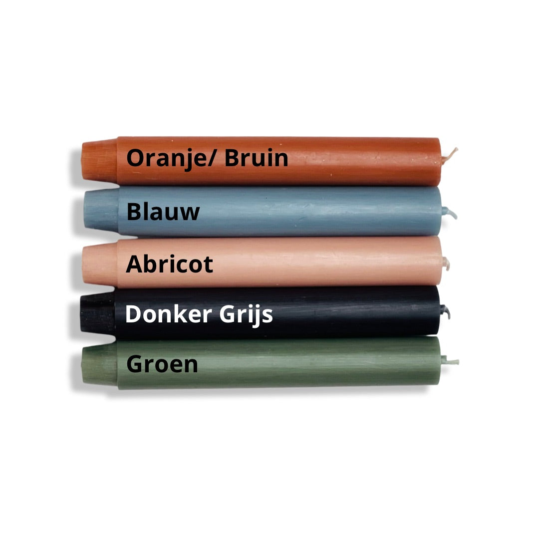 Dinerkaars Effen 18cm (Keuze uit 5 Kleuren)