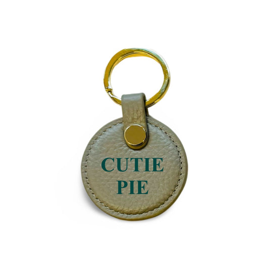 Custom Sleutelhanger Gekleurde Druk - Grijs