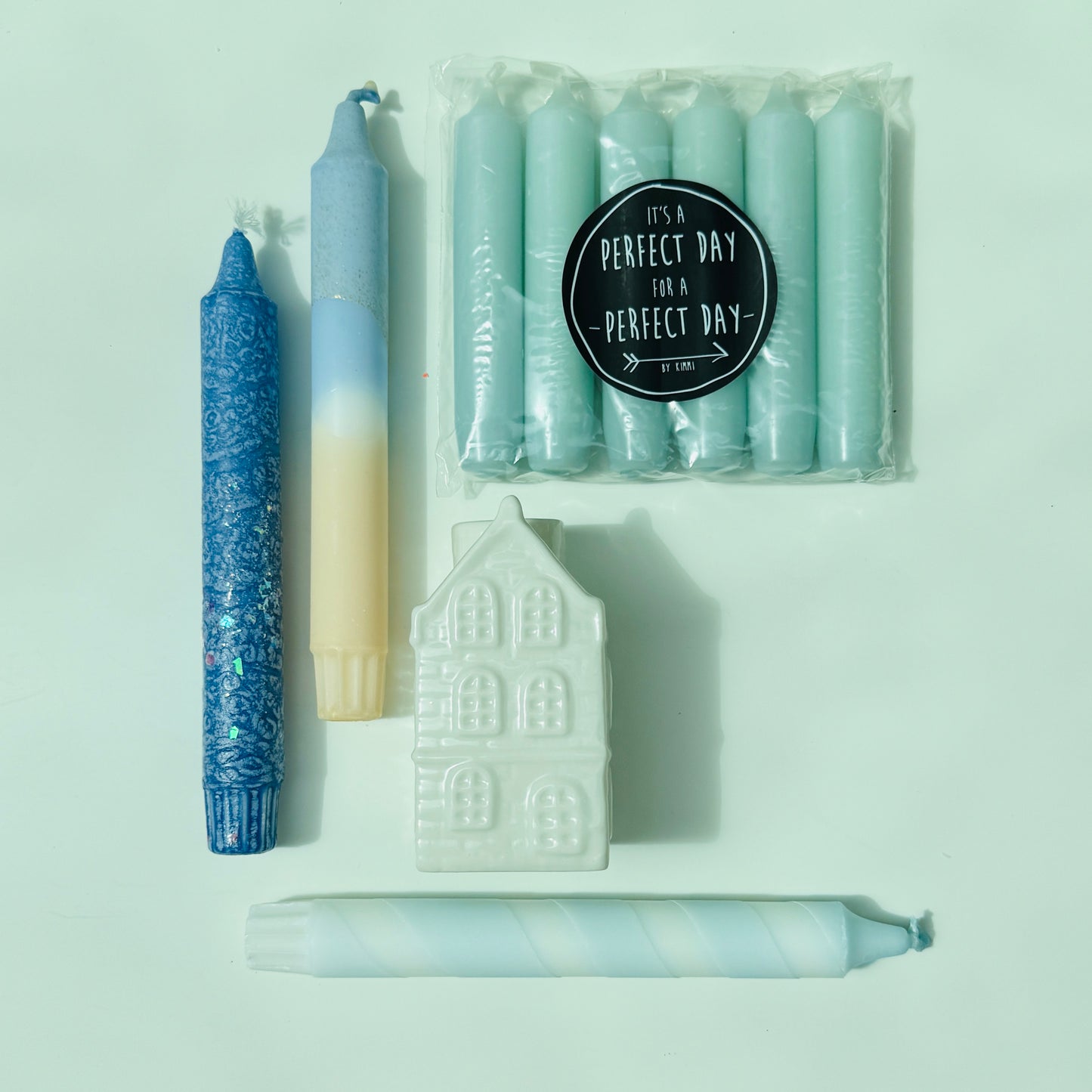 Luxe Moederdag Gift Box - Blauw/ Wit (t.w.v. €23,15)