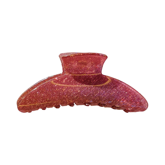 Haarclip Glitter Roze