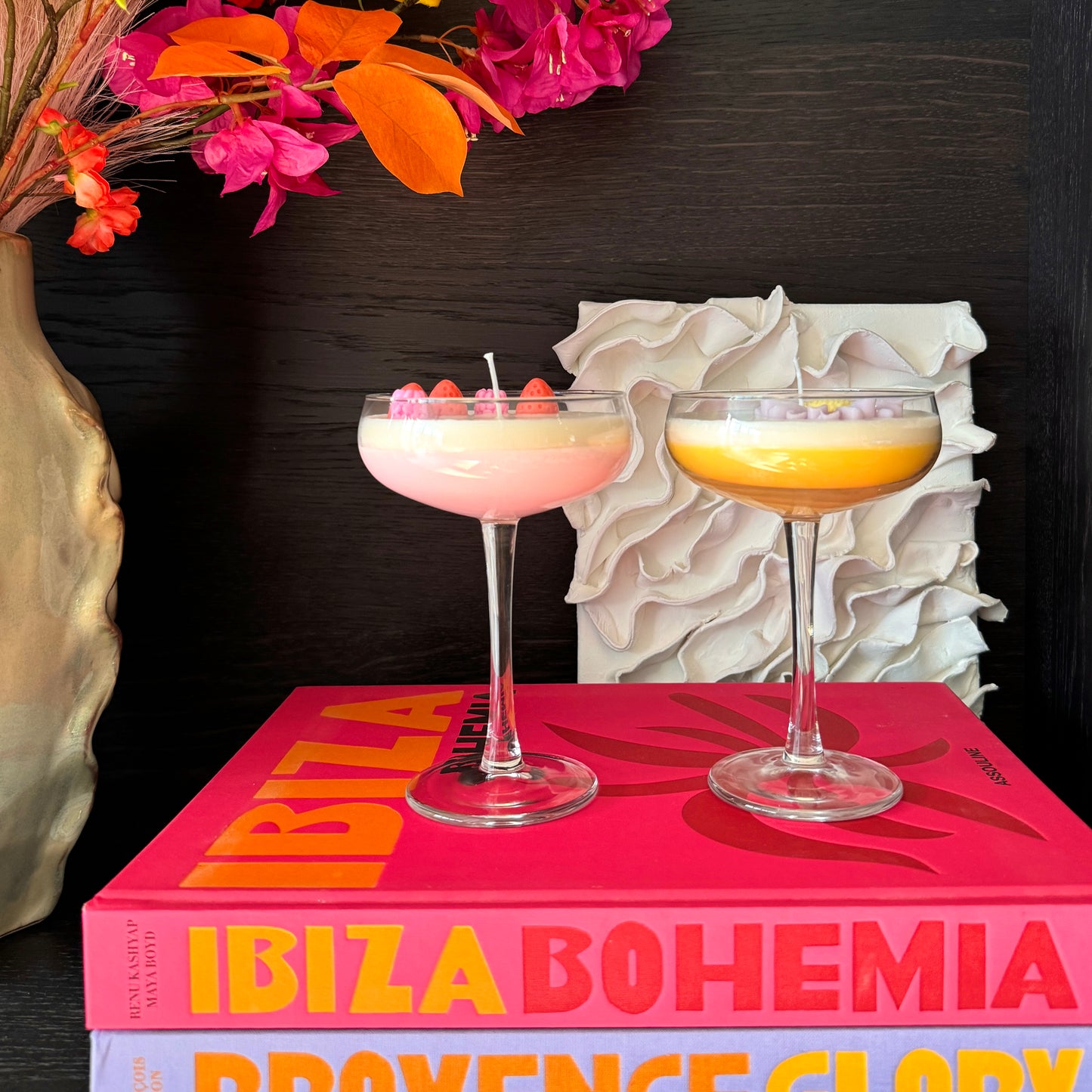 Cocktail Kaars - Pink Lady
