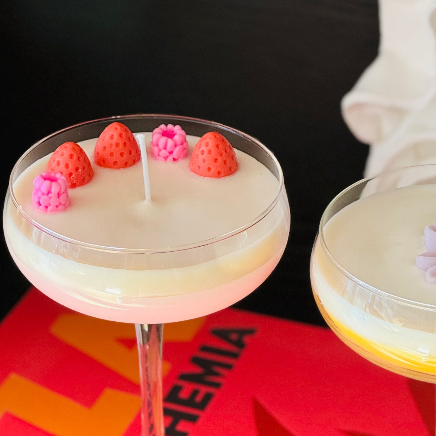 Cocktail Kaars - Pink Lady
