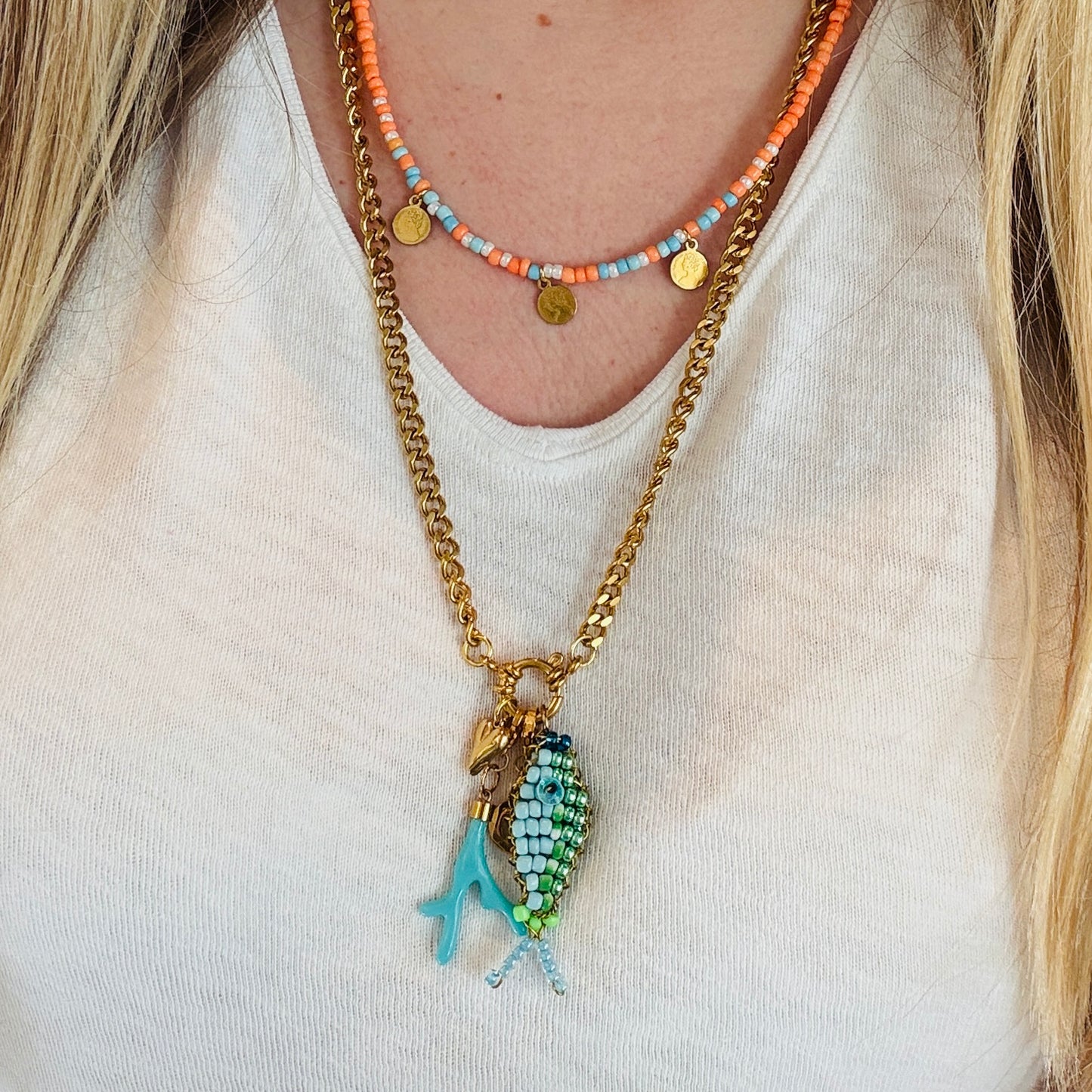 Ketting Gourmet met Boeisluiting - Goud