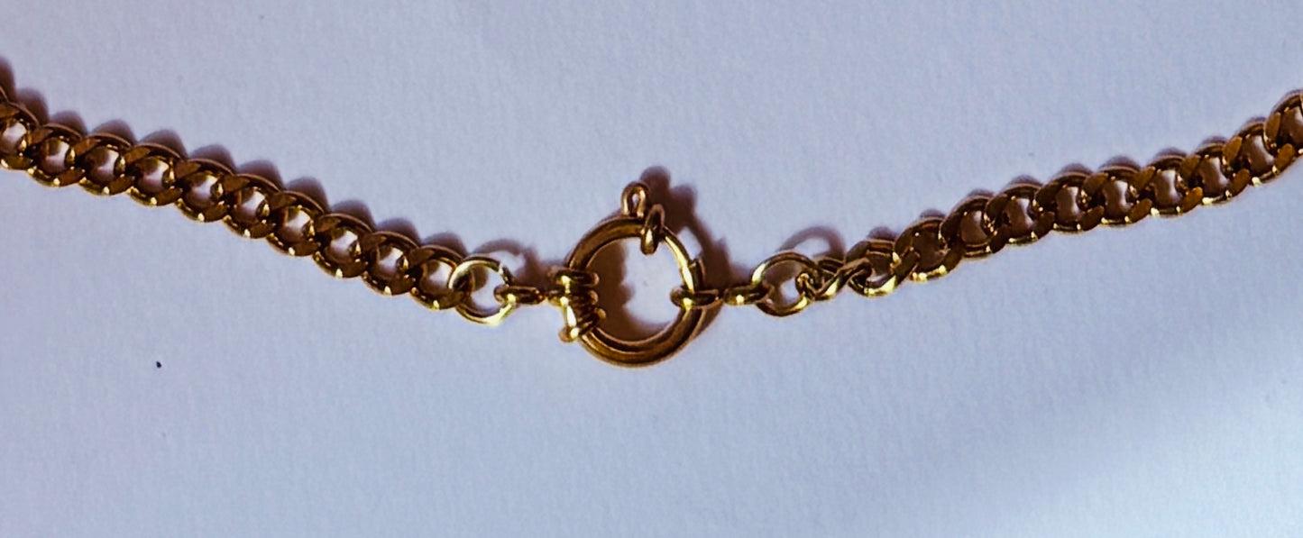 Ketting Gourmet met Boeisluiting - Goud