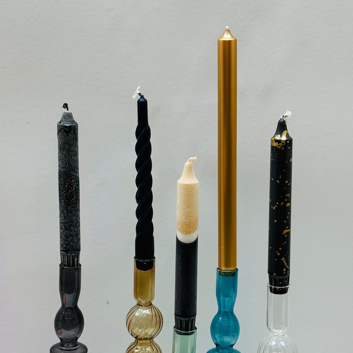 Dinerkaarsen Set - 'Midnight Luxe'