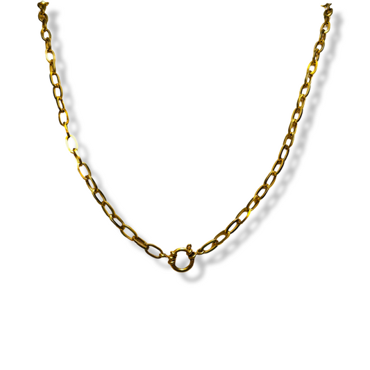 Chain Ketting met Boeisluiting - Goud