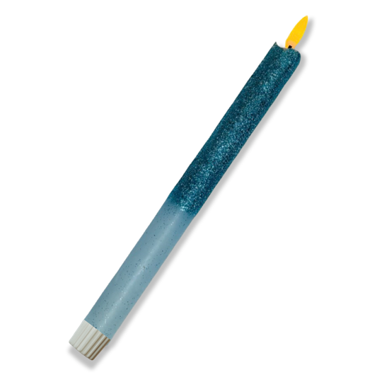 LED Dinerkaars Glitter - Blauw