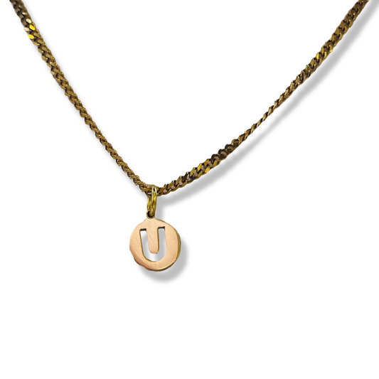 Ketting Initaal - Goud