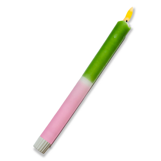 LED Dinerkaars Dip Dye - Roze/ Groen