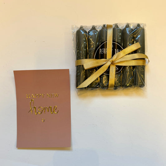 Dinerkaars Mini 6 Stuks - Stone (Kaart naar Keuze)
