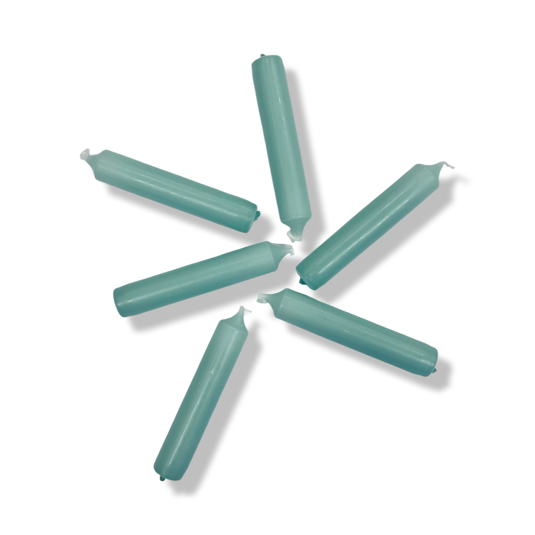 Dinerkaars Mini 6 Stuks - Pale Green (Kaart naar Keuze)