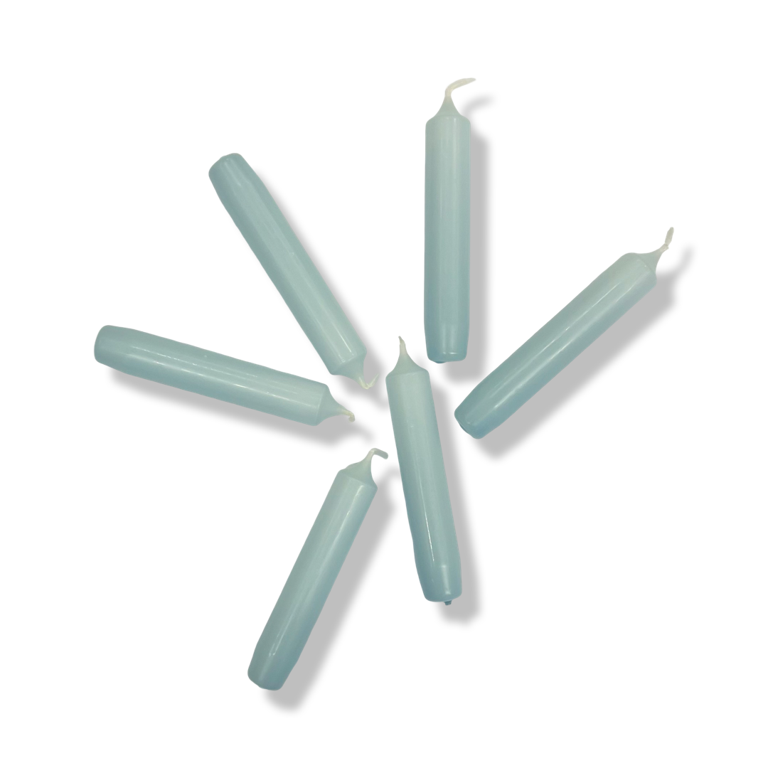 Dinerkaars Mini 6 Stuks - Chalk Blue (Kaart naar Keuze)