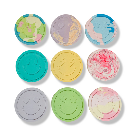 Jesmonite Schaaltje Smiley - Keuze uit 9 Varianten