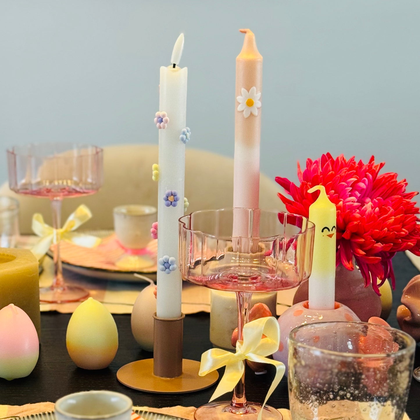 LED Dinerkaars - 3D Bloemen