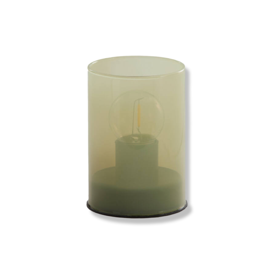 Tafellamp LED Glas - Mint Groen - M