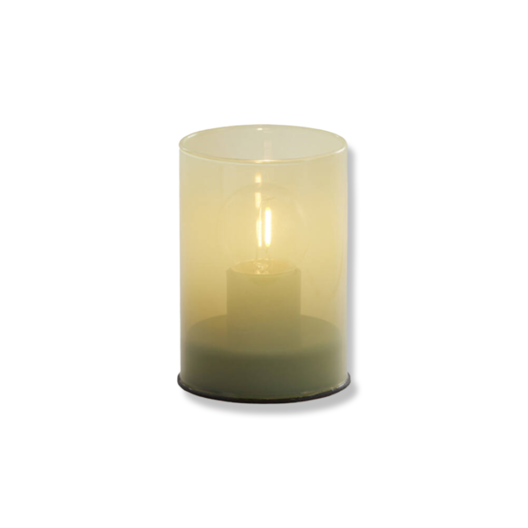 Tafellamp LED Glas - Mint Groen - M