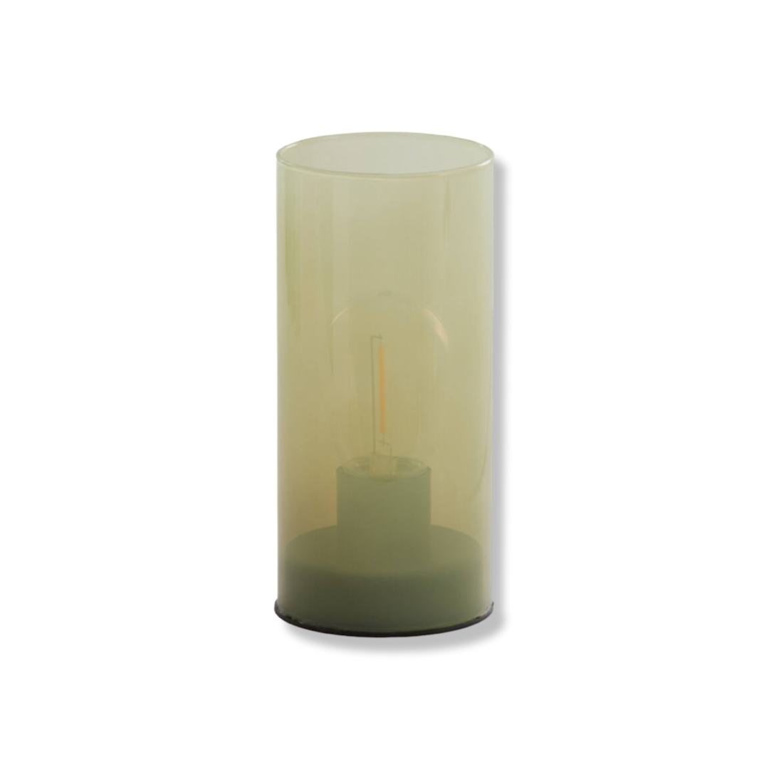 Tafellamp LED Glas - Mint Groen - L