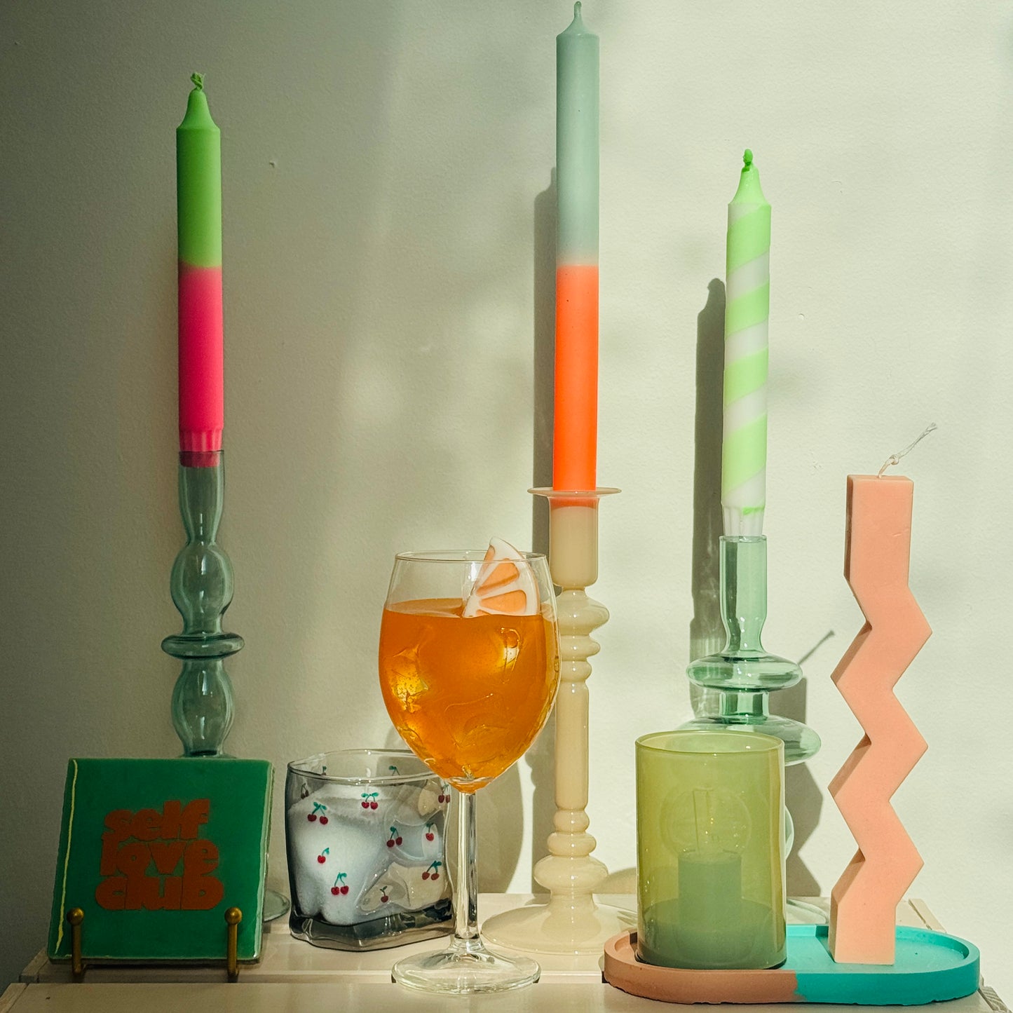 Cocktail Kaars - Aperol Spritz