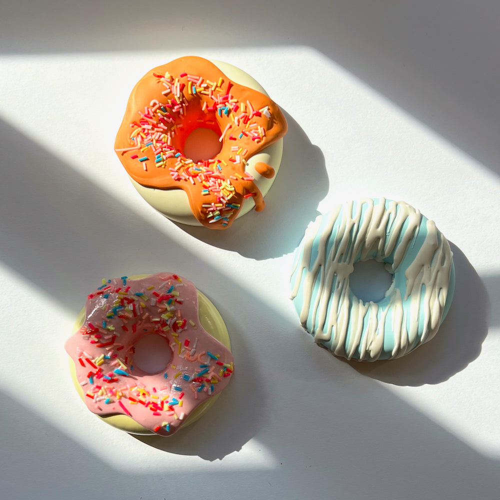Jesmonite Donut Kaarsenhouder - Keuze uit 3 Varianten
