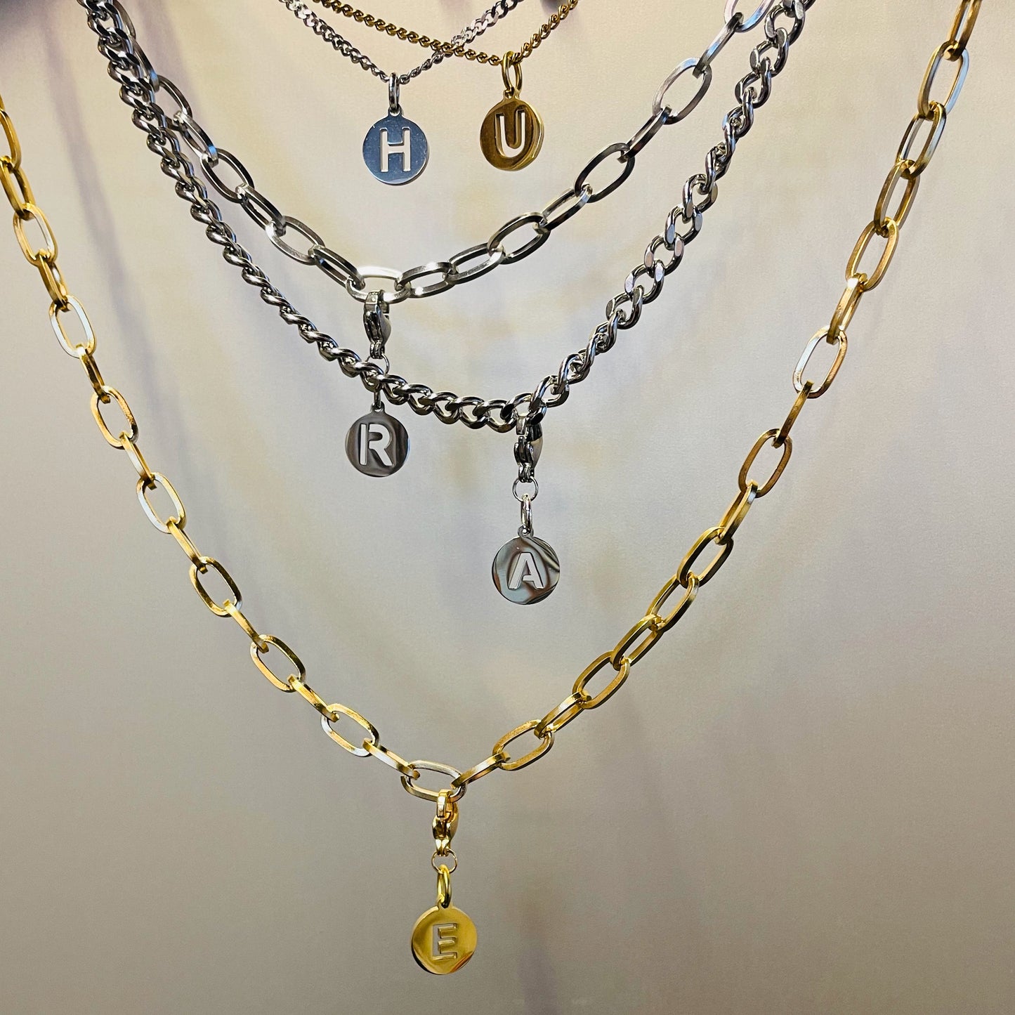 Ketting Initiaal - Zilver