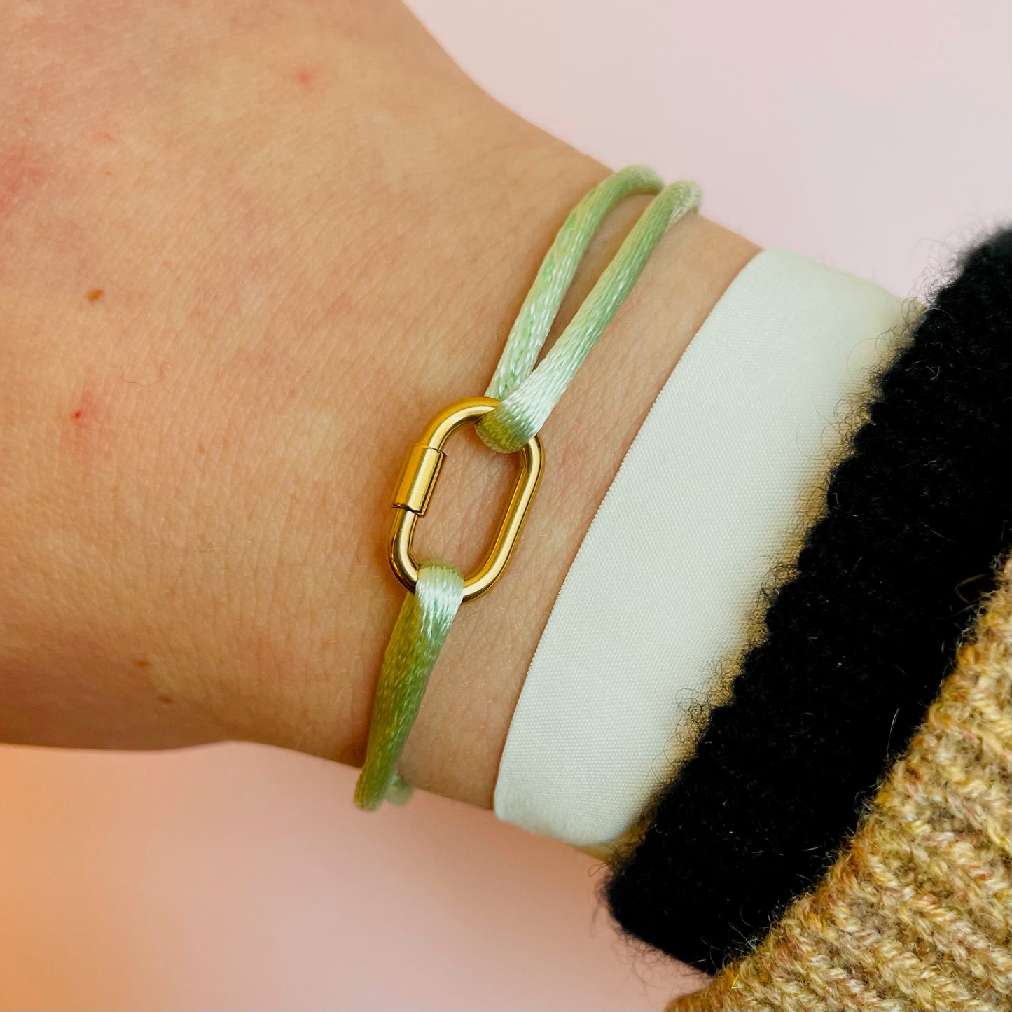 Armband Satijn - Sailor - Goud