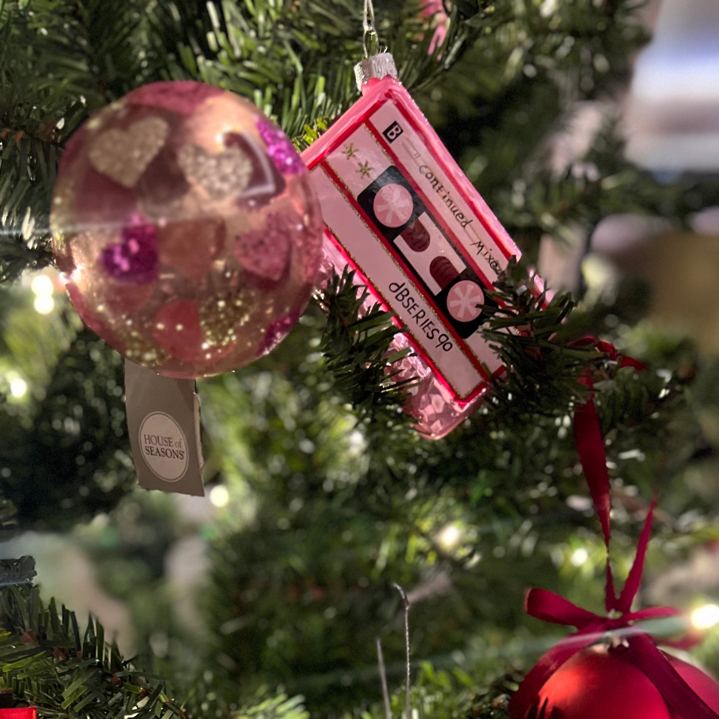 Kerst Ornament - Casette Bandje