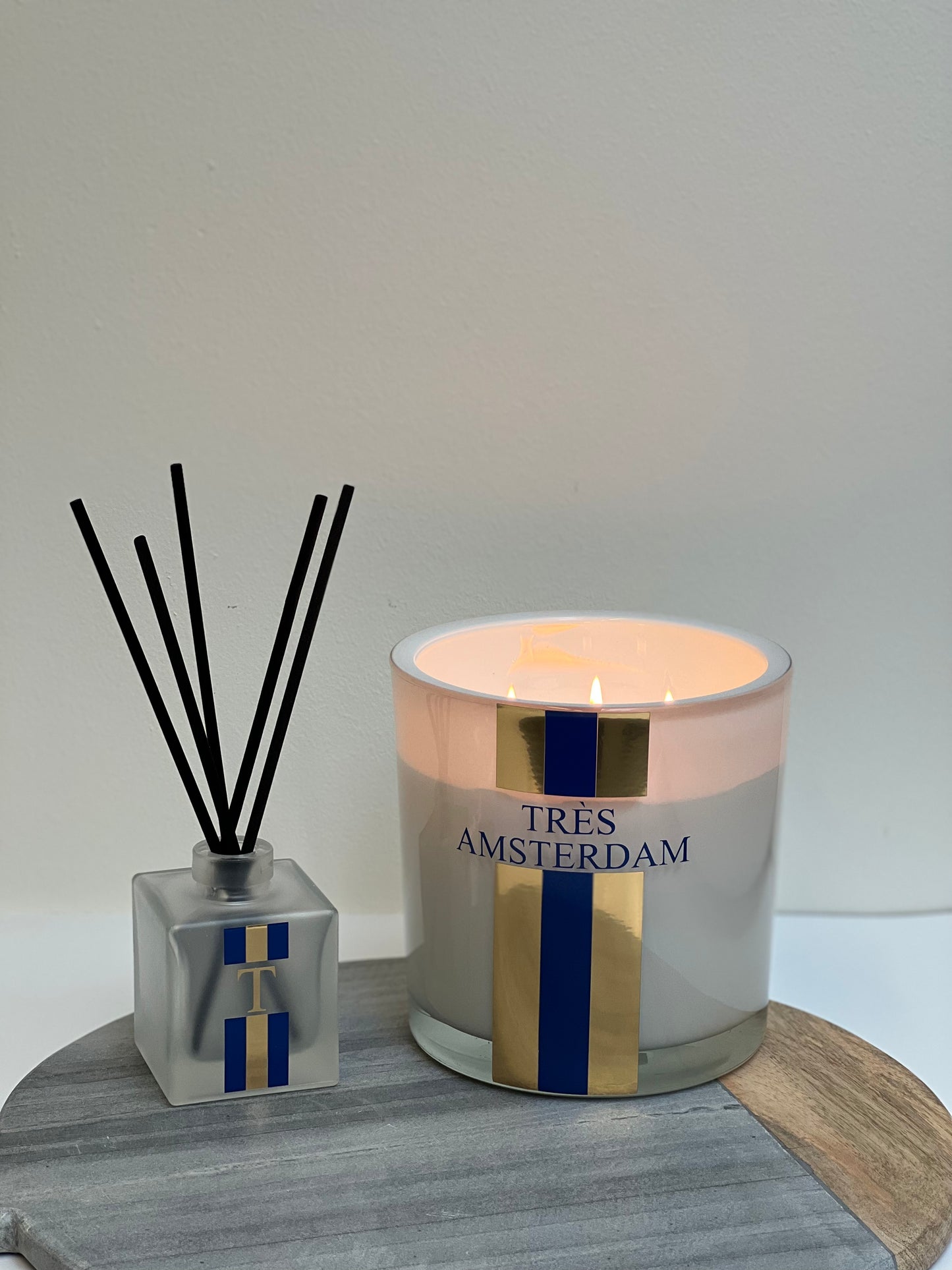 Geurkaars Zwart of Wit XL - Custom