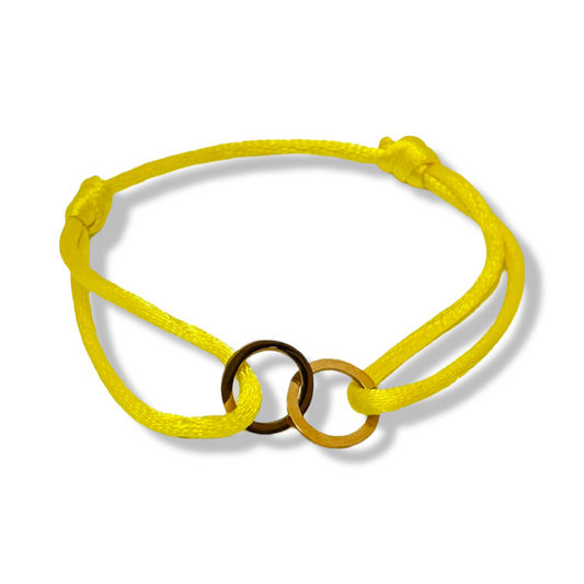 Armband Satijn - Infinity - Goud