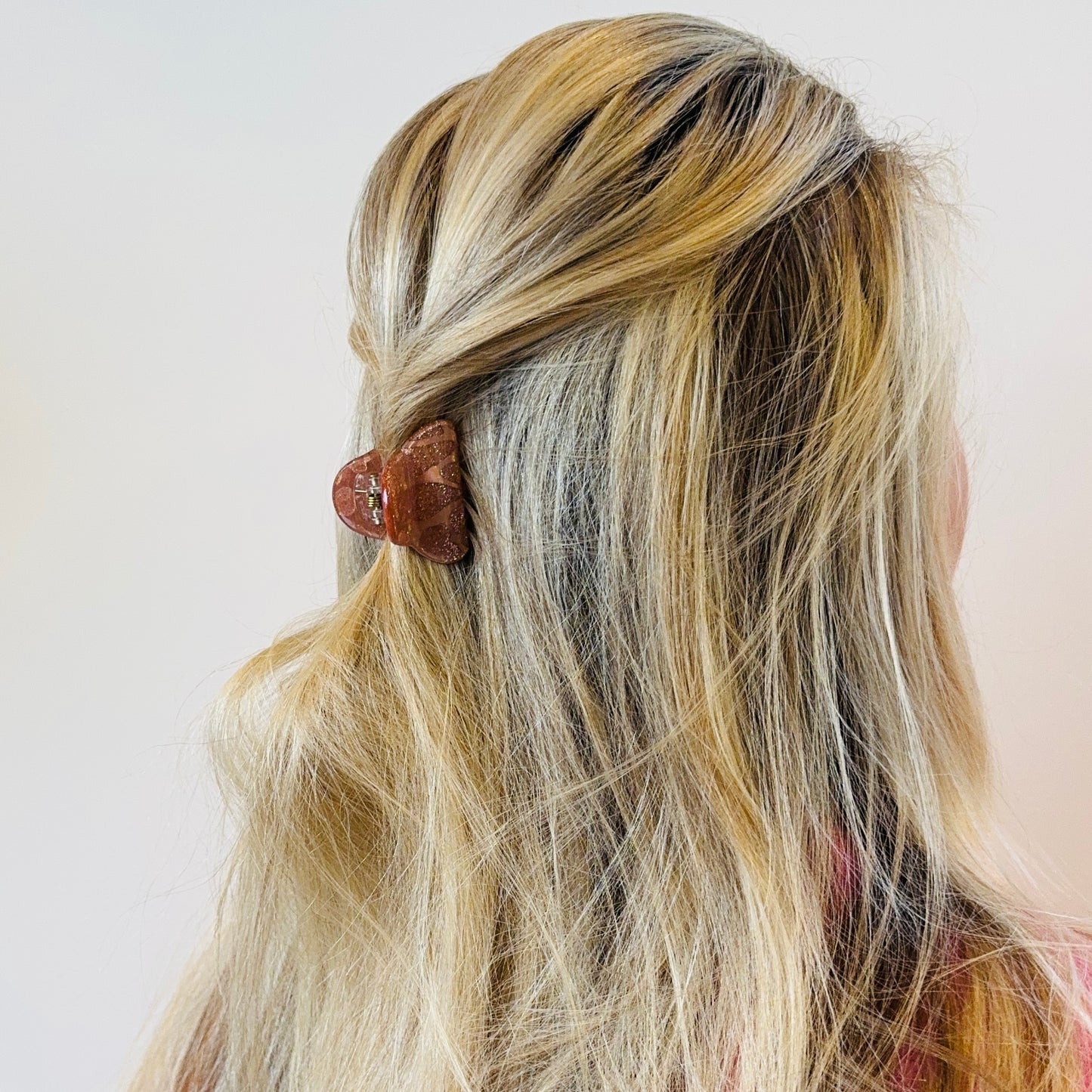 Haarclip Leopard Pink
