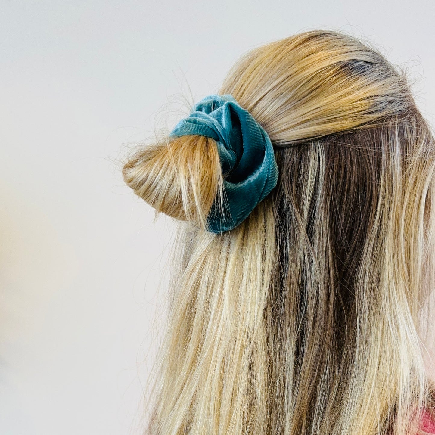 Haar Scrunchie - Velvet Zee Groen