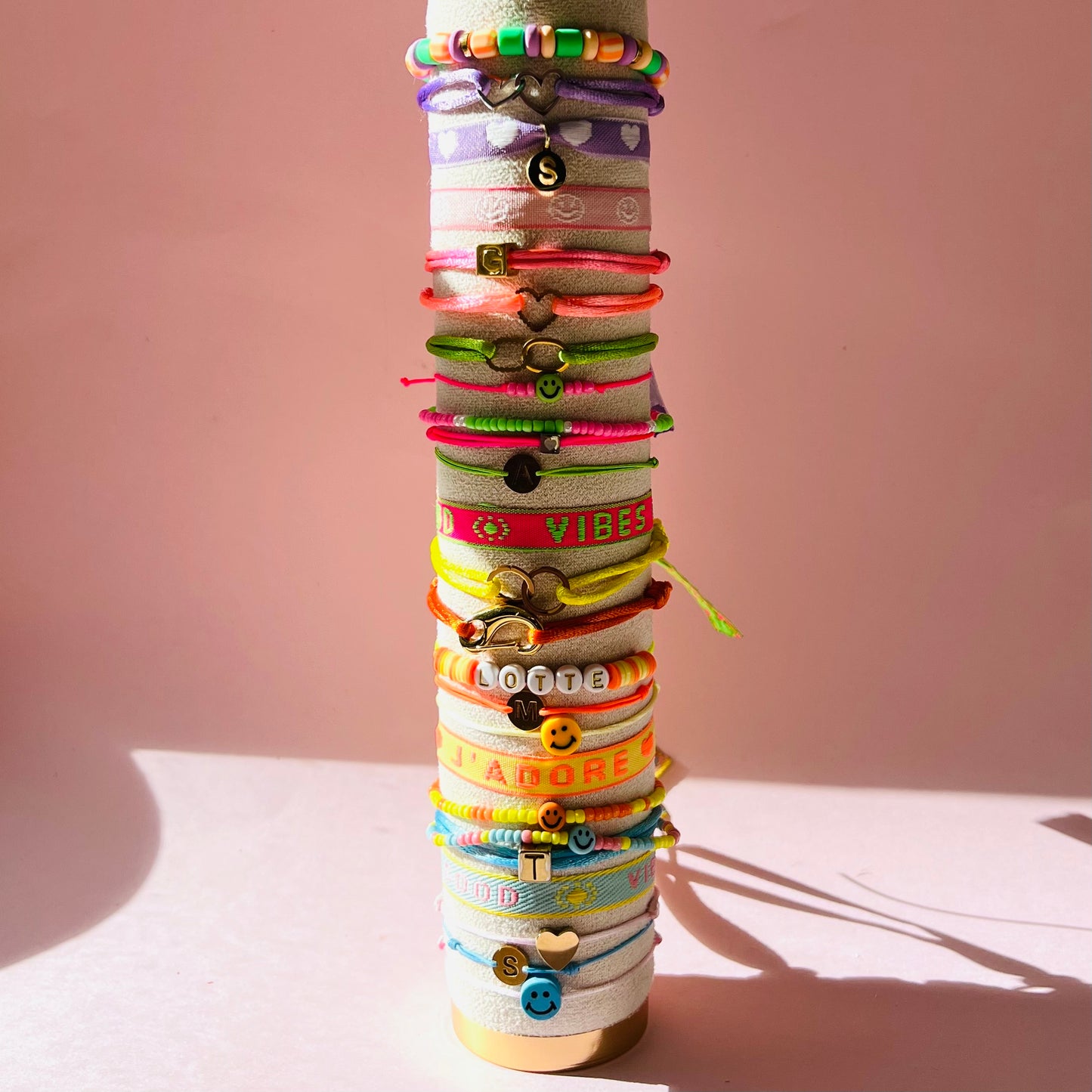 Armband Initiaal Rond - Goud
