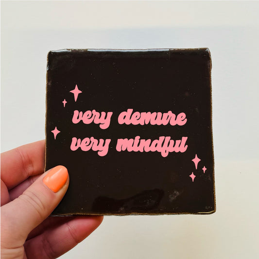 Tegeltje - Chocolade Bruin (Kies Zelf de Opdruk)