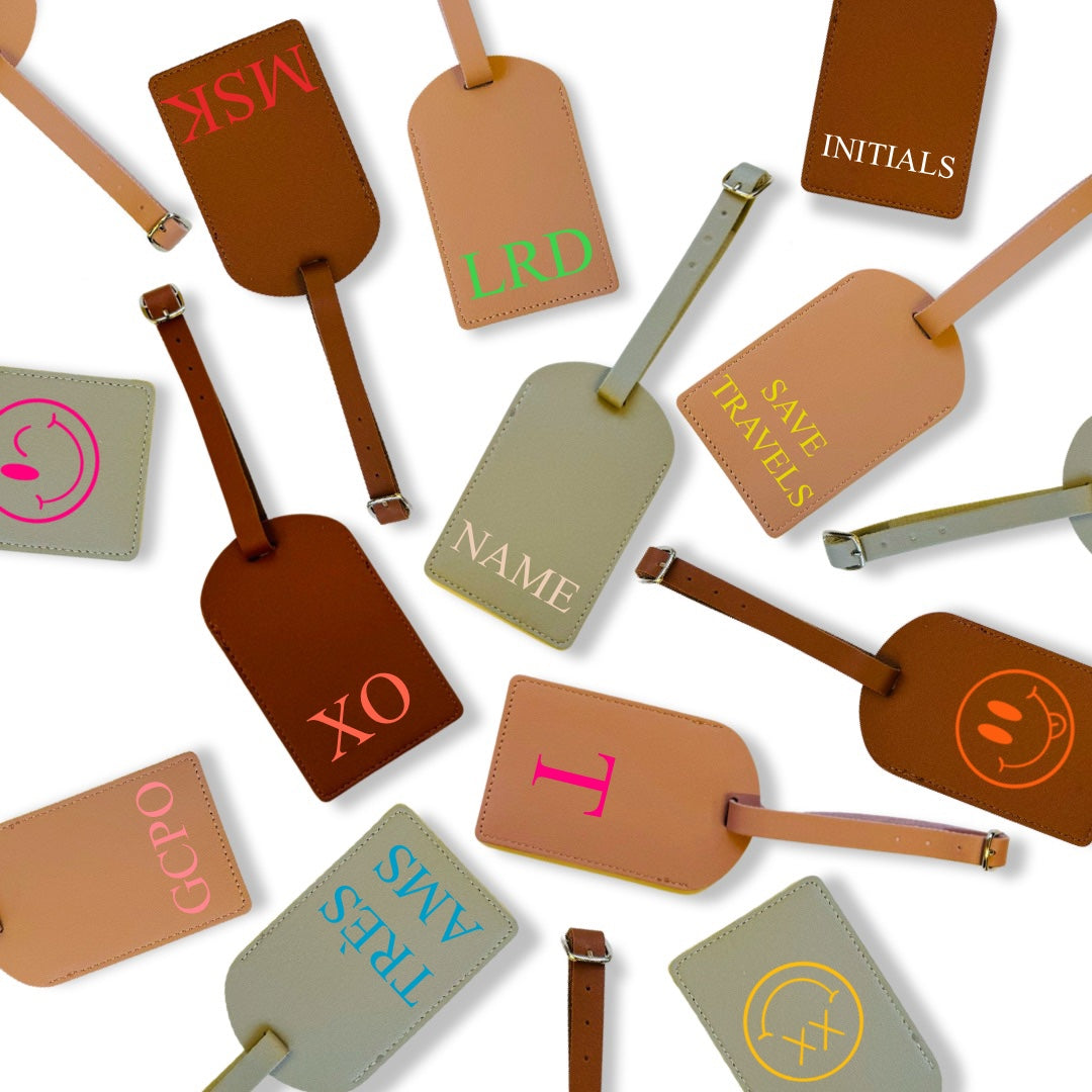 BAGAGE LABELS & SLEUTEL HANGERS