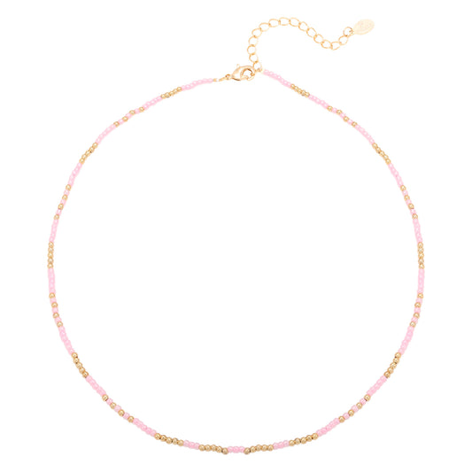 Ketting Beads - Roze
