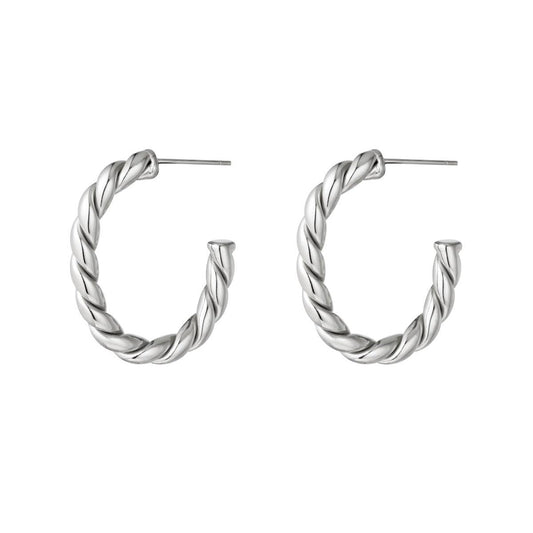 Oorbellen Hoop - Zilver