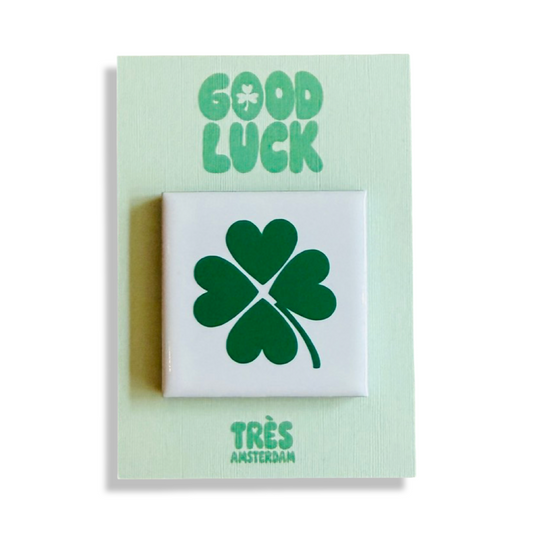 Mini Wens Tegeltje - Good Luck