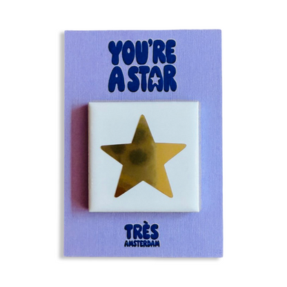 Mini Wens Tegeltje - You’re A Star