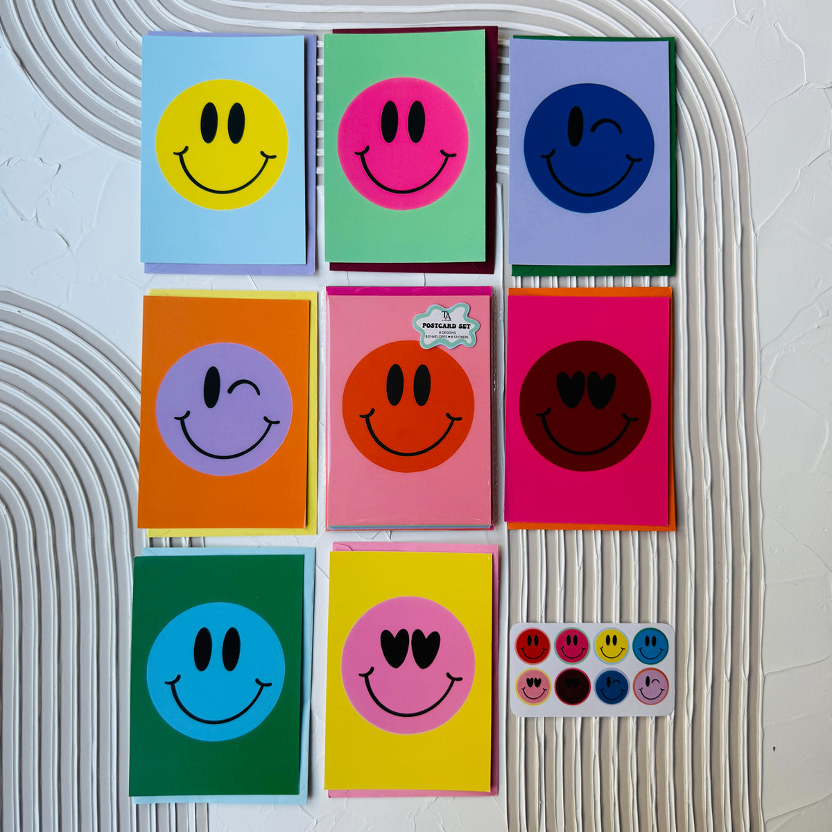 Kaartenset Smiley