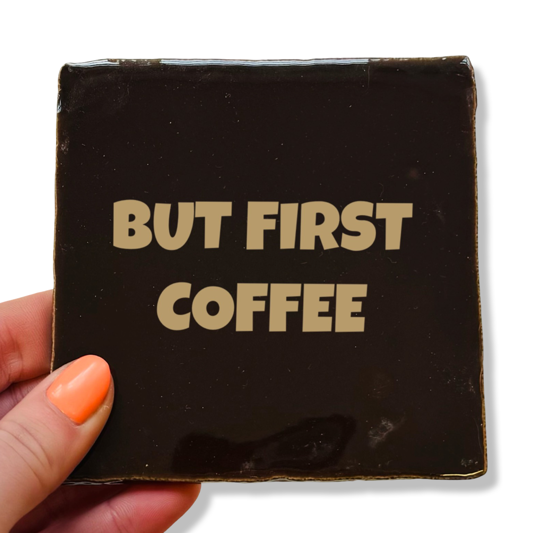 Tegeltje - Chocolade Bruin (Kies Zelf de Opdruk)