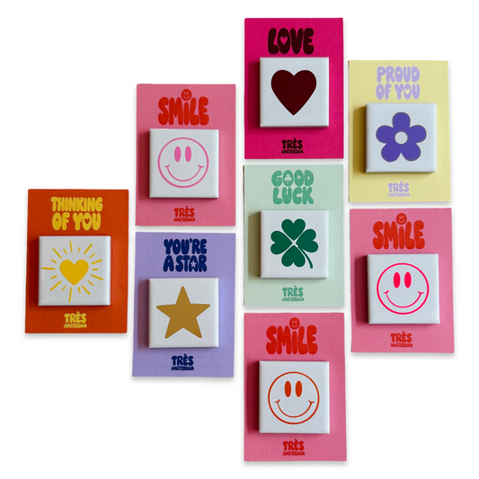 Mini Wens Tegeltje - Complete set - 8 stuks