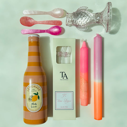 Luxe Moederdag Gift Box - Roze/ Oranje (t.w.v. €68,90)