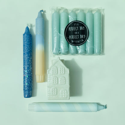 Luxe Moederdag Gift Box - Blauw/ Wit (t.w.v. €23,15)