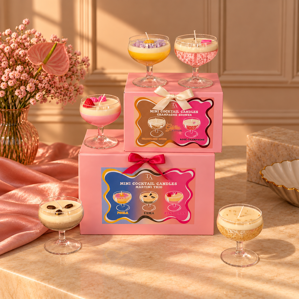 Cocktail Kaars Mini’s Bundel - The 5 Favourites