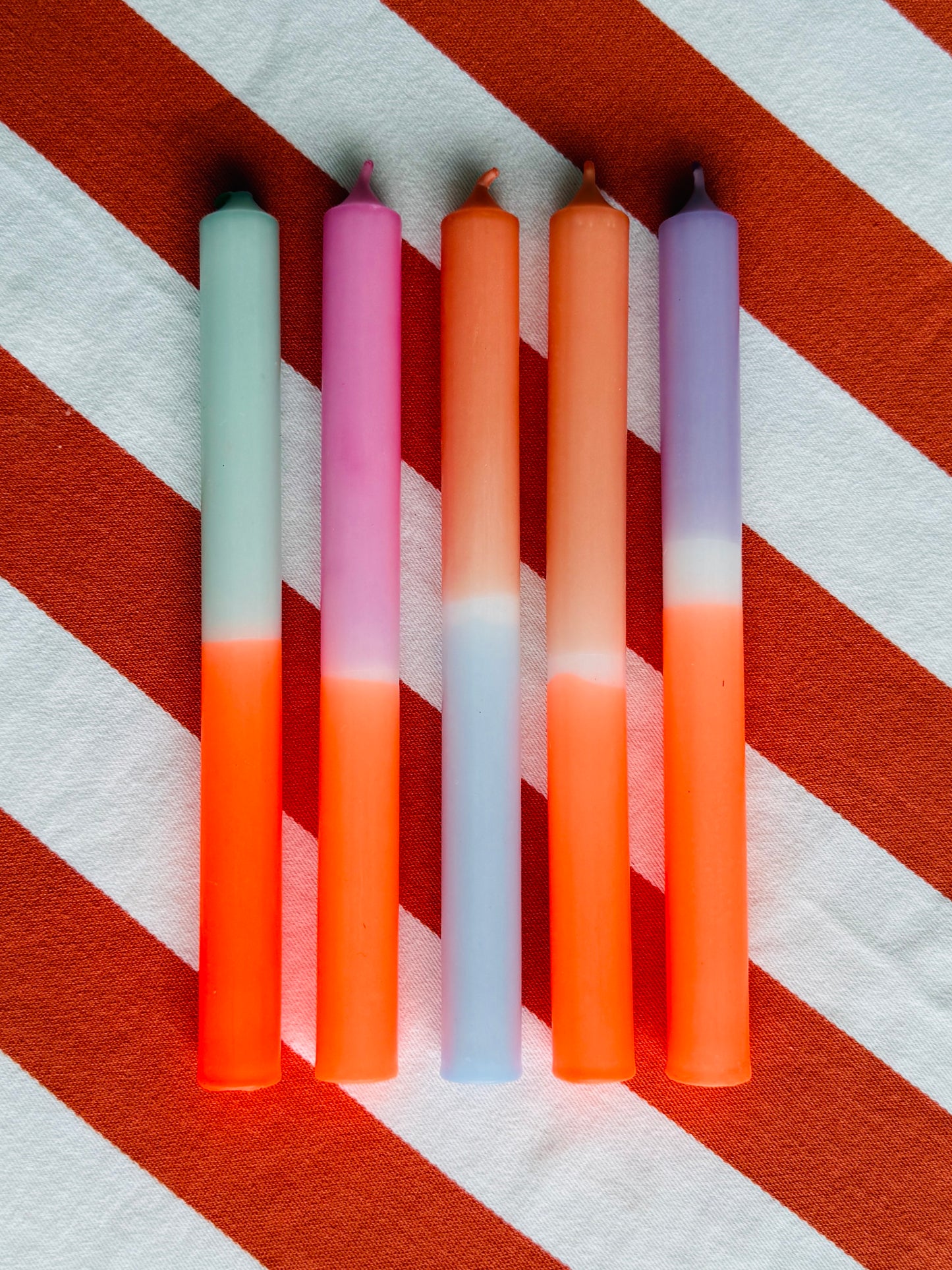 Dinerkaarsen Set - 'Colorful Delight'