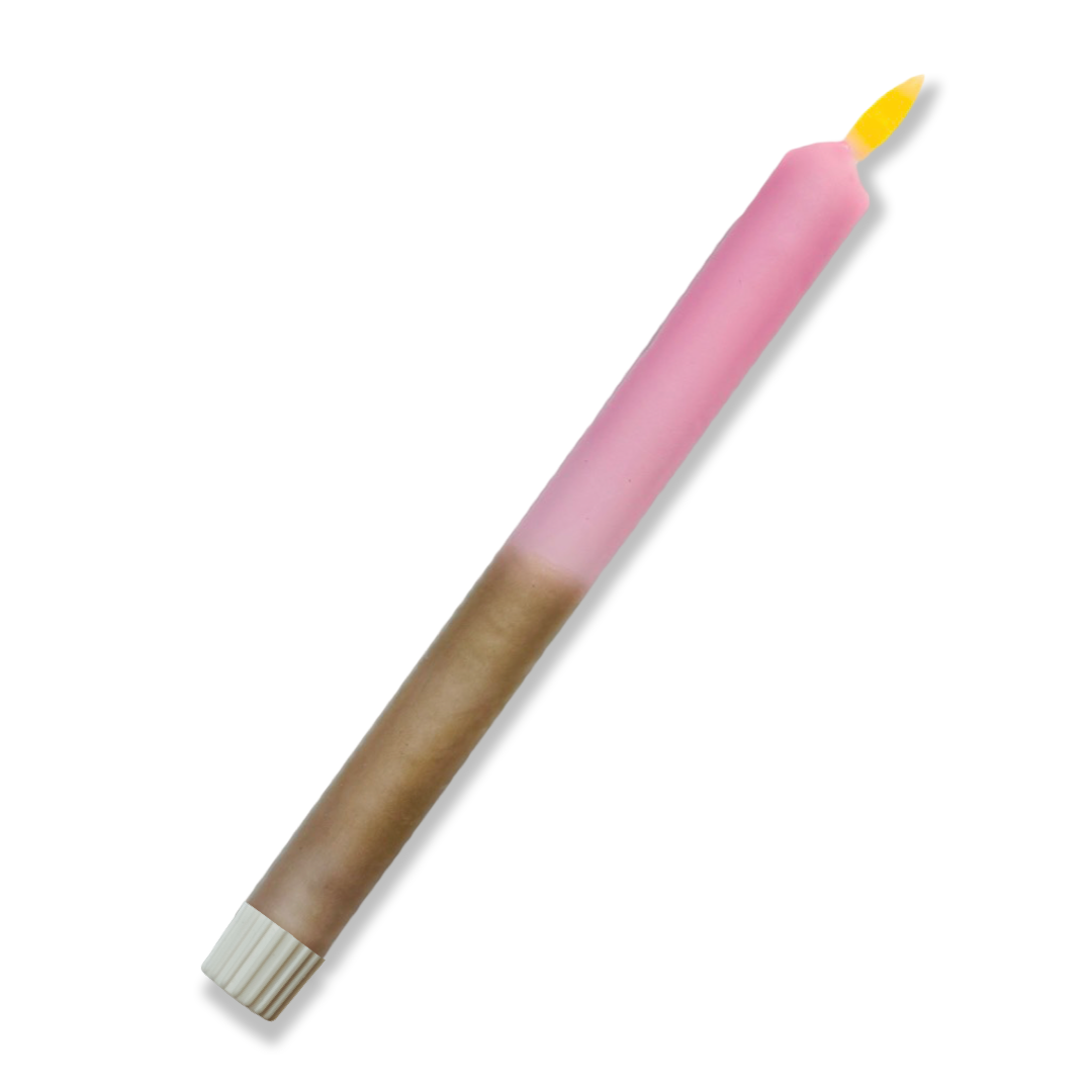 LED Dinerkaars Dip Dye - Roze/ Bruin/ Goud